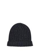 Brunello Cucinelli Ribbed-knit Wool-blend Beanie Hat