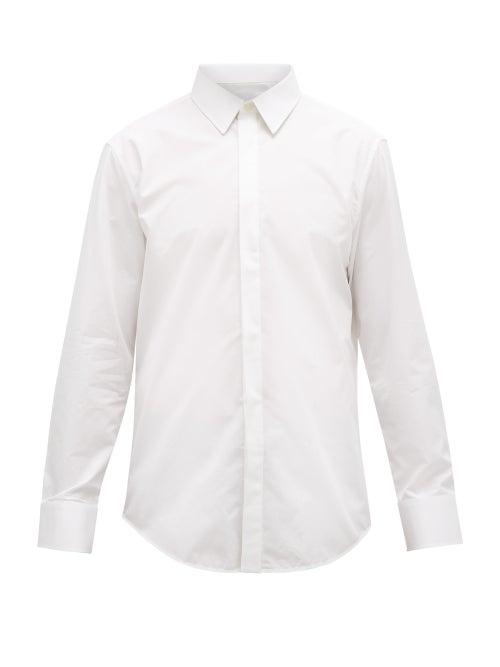 Matchesfashion.com Wardrobe. Nyc - Release 05 Concealed-placket Cotton Shirt - Mens - White