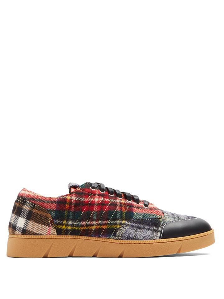 Loewe Low-top Tartan Trainers