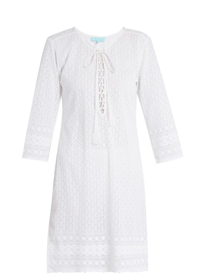 Melissa Odabash Bella Embroidered Georgette Dress
