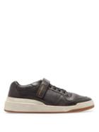 Matchesfashion.com Saint Laurent - Sl24 Perforated Leather Low Top Trainers - Mens - Black