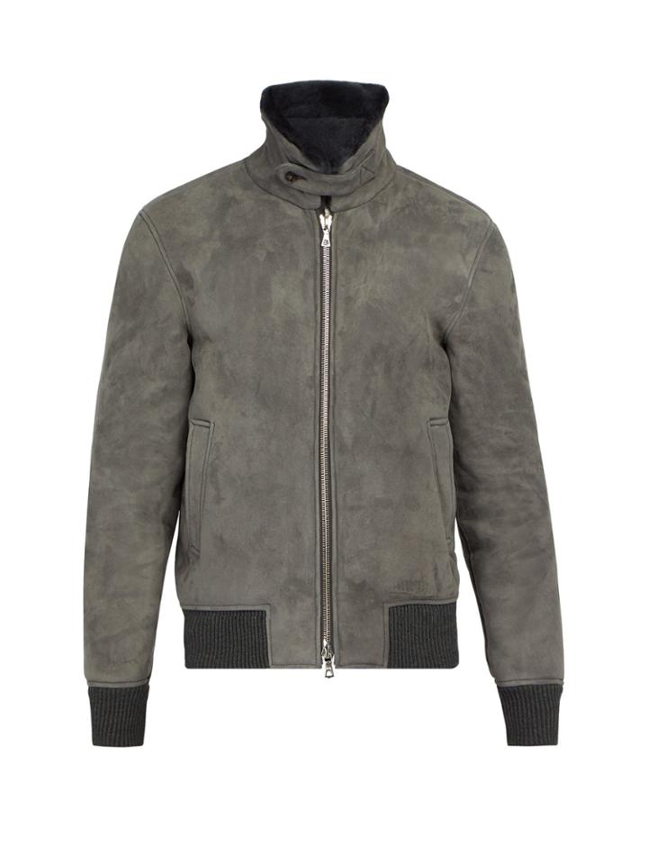 Officine Générale Saul Shearling Bomber Jacket
