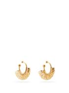 Matchesfashion.com Jacquemus - Ring-embellished Hoop Earrings - Womens - Gold