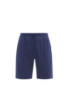 Matchesfashion.com Polo Ralph Lauren - Logo-embroidered Cotton-piqu Shorts - Mens - Navy