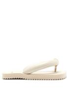 Matchesfashion.com Yume Yume - Suki Padded Faux-leather Sandals - Womens - Beige