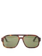 Gucci Eyewear - Aviator Tortoiseshell-acetate Sunglasses - Mens - Black Multi