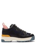 Matchesfashion.com Fendi - T Rex Low Top Leather Trainers - Womens - Black Multi