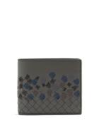 Bottega Veneta Intrecciato Circle-stitched Leather Wallet