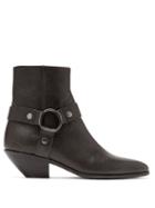 Matchesfashion.com Saint Laurent - West Leather Ankle Boots - Womens - Black