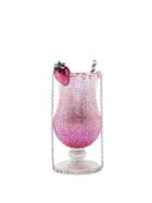 Judith Leiber - Pink Lady Cocktail Crystal-embellished Clutch - Womens - Pink Multi