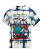 Matchesfashion.com Story Mfg. - Grateful Printed And Dyed Cotton-jersey T-shirt - Womens - Multi