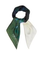 Matchesfashion.com Mary Mccartney - Into The View Print Silk Scarf - Womens - White