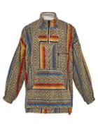 Matchesfashion.com Y/project - Baja Half Zip Hooded Fleece Jacket - Mens - Beige
