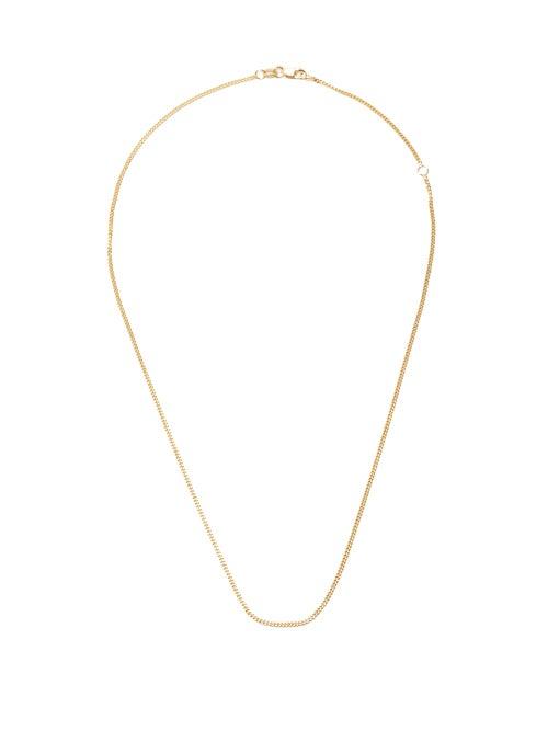 Matchesfashion.com Jade Trau - No. 40 18kt Gold Curb-link Chain Necklace - Womens - Yellow Gold
