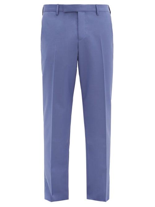 Matchesfashion.com Paul Smith - Soho-fit Wool-blend Fresco Suit Trousers - Mens - Light Purple