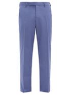 Matchesfashion.com Paul Smith - Soho-fit Wool-blend Fresco Suit Trousers - Mens - Light Purple