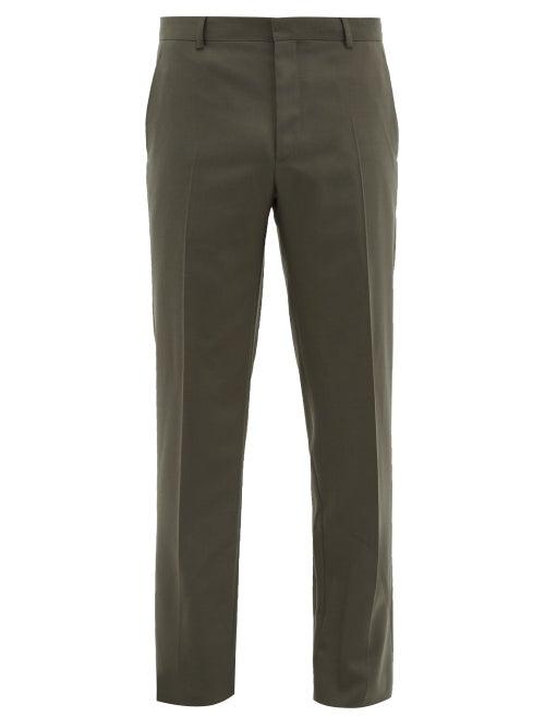 Matchesfashion.com Joseph - Jack Tailored Flannel Trousers - Mens - Khaki