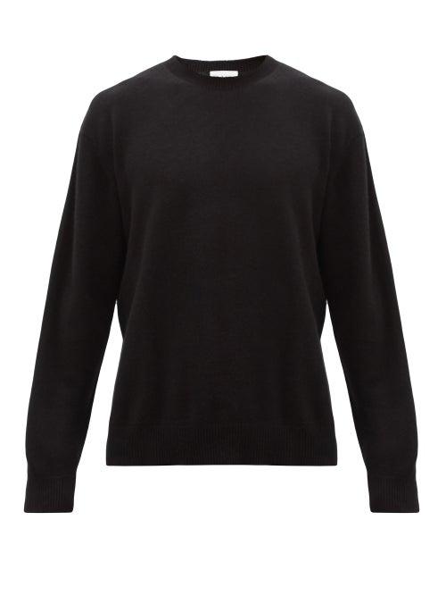 Raey - Recycled-cashmere Blend Crew-neck Sweater - Mens - Black