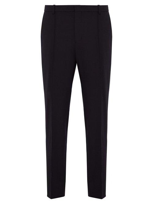 Matchesfashion.com Wooyoungmi - Slim Leg Stretch Twill Trousers - Mens - Black