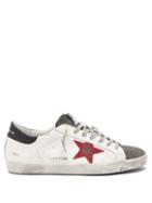 Matchesfashion.com Golden Goose - Superstar Leather Trainers - Mens - Red White