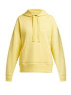 Matchesfashion.com Acne Studios - Ferris Face Cotton Hooded Sweatshirt - Womens - Yellow
