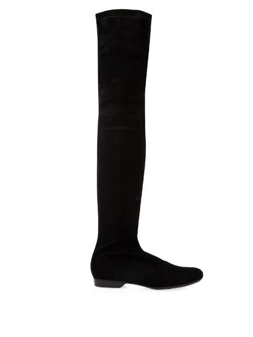 Robert Clergerie Fete Over-the-knee Suede Boots