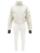 Holden - Bi-colour Technical-shell Ski Suit - Womens - Ivory