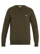 Maison Kitsuné Crew-neck Cotton-jersey Sweatshirt