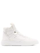 Matchesfashion.com Givenchy - Wing Grained Leather High Top Trainers - Mens - White