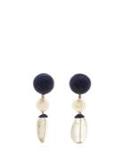 Matchesfashion.com Rebecca De Ravenel - Mini Treasures Drop Earrings - Womens - Navy Multi