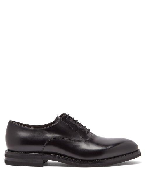 Matchesfashion.com Brunello Cucinelli - Leather Oxford Shoes - Mens - Black