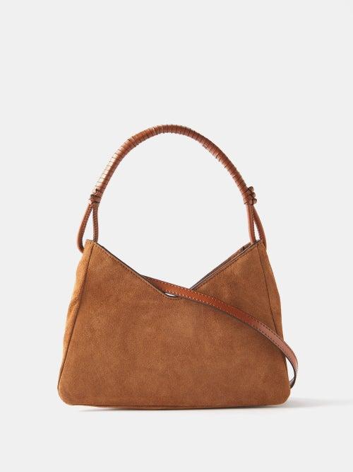 Staud - Valerie Suede Shoulder Bag - Womens - Tan