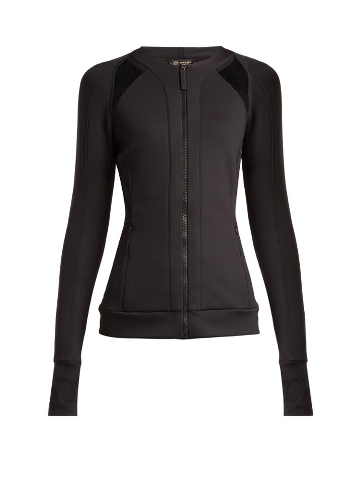 Versace Zip-through Jersey Performance Jacket