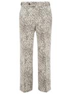 Matchesfashion.com Needles - Abstract Print Wool Trousers - Mens - Black White