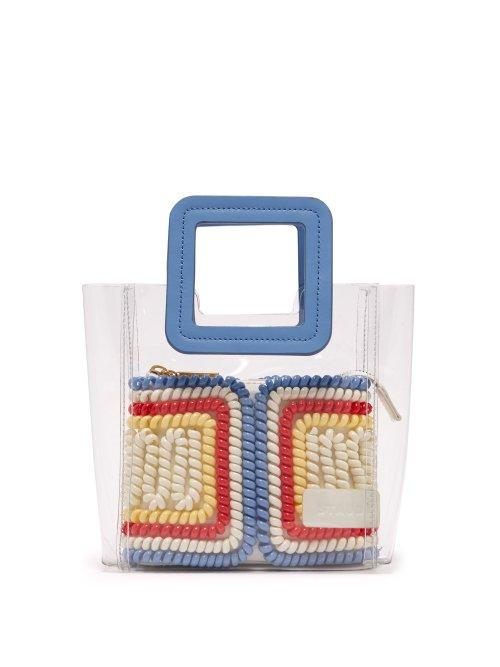 Matchesfashion.com Staud - Mini Shirley Tele Pvc And Leather Bag - Womens - Multi