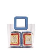 Matchesfashion.com Staud - Mini Shirley Tele Pvc And Leather Bag - Womens - Multi