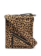 Joseph Mortimer Leopard-print Calf-hair Shoulder Bag