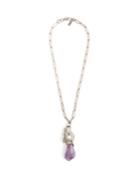 Prada Crystal-embellished Panther Necklace