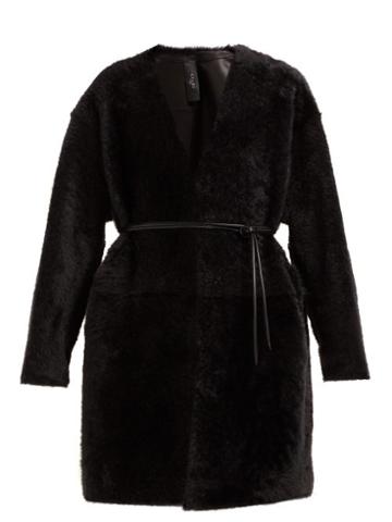 Matchesfashion.com Giani Firenze - Greta Shearling Coat - Womens - Black