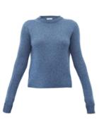 Matchesfashion.com The Row - Muriel Cashmere Sweater - Womens - Blue