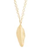Matchesfashion.com Marni - Nature Leaf Pendant Necklace - Womens - Gold
