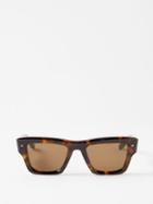 Valentino Eyewear - Xxii Square Tortoiseshell-acetate Sunglasses - Womens - Brown Multi