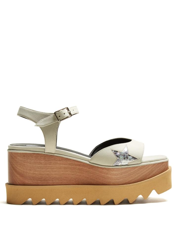 Stella Mccartney Elyse Faux-leather Platform Sandals
