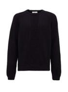 Matchesfashion.com The Row - Rory Rib-knitted Cotton Sweater - Mens - Navy