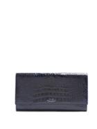 Matchesfashion.com Smythson - Mara Marshall Crocodile Effect Leather Wallet - Mens - Navy