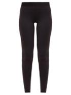 Matchesfashion.com Raey - Contrast Waistband Leggings - Womens - Navy