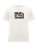 Matchesfashion.com C.p. Company - Stitch Effect Logo Cotton T Shirt - Mens - White