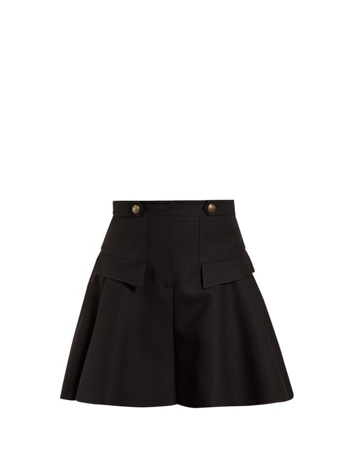 Alexander Mcqueen Short Wool Culottes