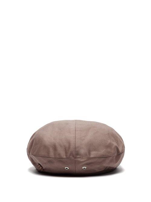 Matchesfashion.com Maison Michel - New Billy Cotton Beret - Womens - Brown