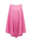 Matchesfashion.com Pleats Please Issey Miyake - Petal Tie Back Pleated Dress - Womens - Pink